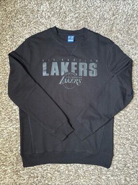 Los Angeles Lakers Black Crewneck Sweatshirt